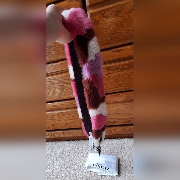Coach Multicolor Shearling Strap - Picture 3 of 11
